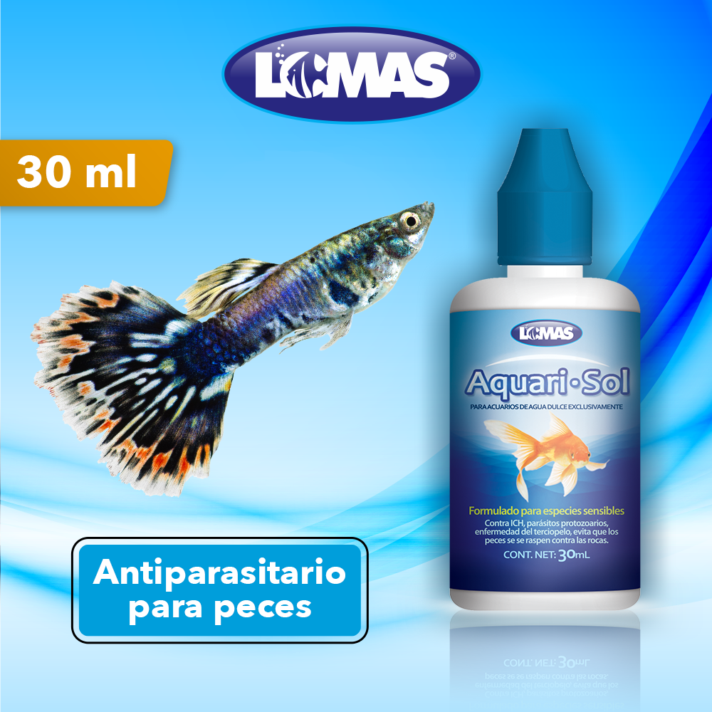 Foto 3 pulgar | Acondicionador Lomas Aquari-Sol FL1124 para Peces Sensibles para Acuarios y/o Peceras de Agua Dulce