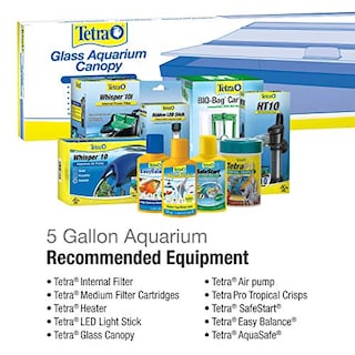 Foto 4 | Acuario Tetra Glass De 20 Litros Para Peces De Agua Dulce - Venta Internacional.