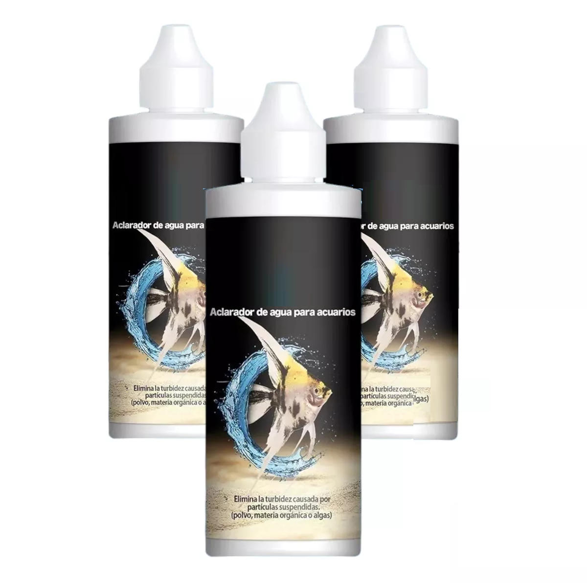 Foto 2 pulgar | Aclarador Para Agua De Peceras Acuario Cristalino 120ml 3 Pz Eo Safe Imports Esi-16284 Transparente