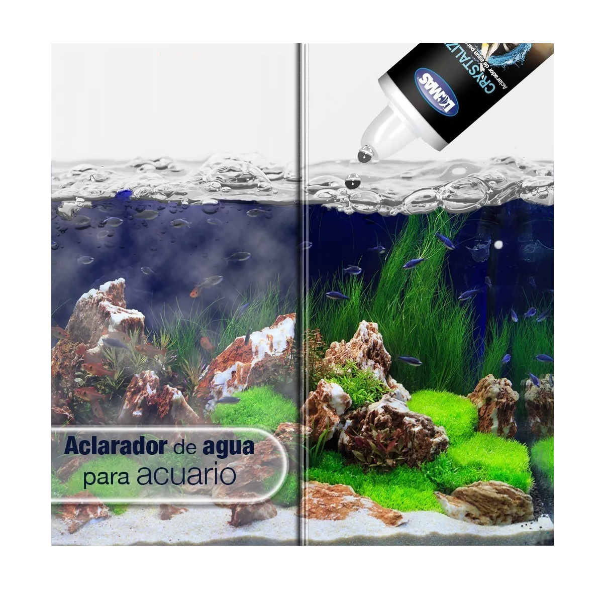 Foto 4 pulgar | Aclarador Para Agua De Peceras Acuario Cristalino 120ml 3 Pz Eo Safe Imports Esi-16284 Transparente