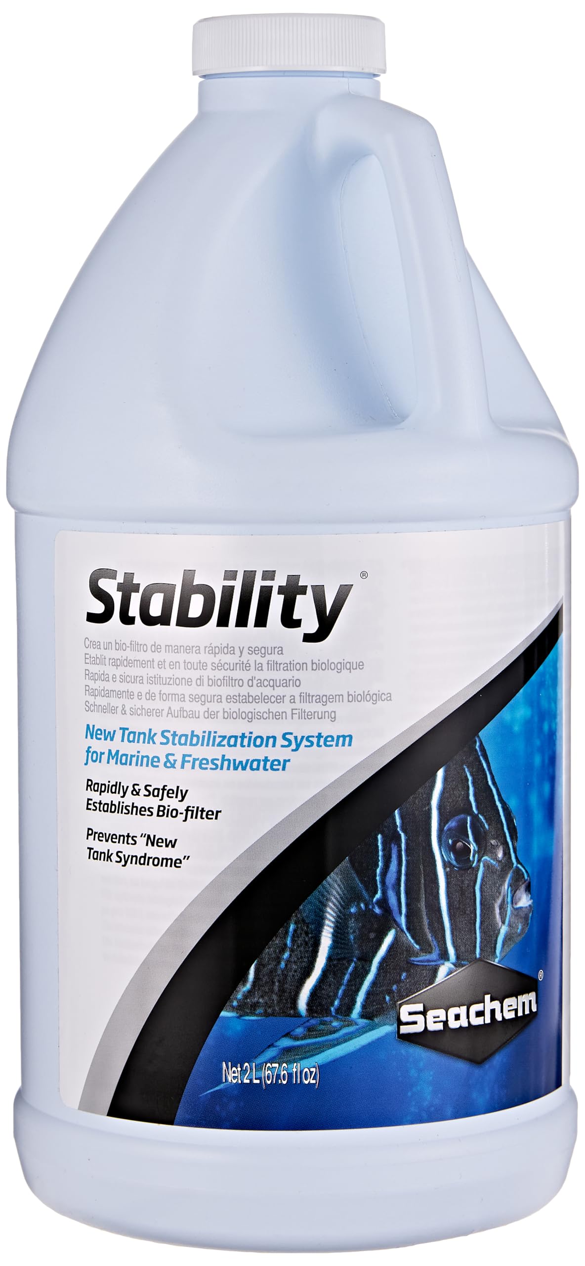Foto 2 pulgar | Estabilizador De Peceras Seachem Stability 2l Para Agua Dulce Y Marina - Venta Internacional.