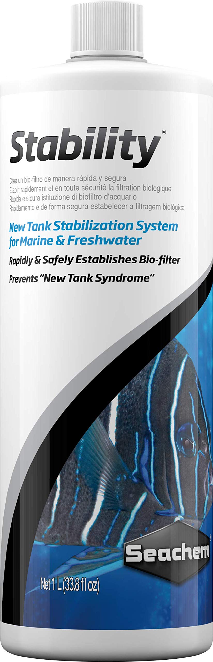 Foto 2 pulgar | Sistema De Estabilización Seachem Stability 1l Para Uso Marino Y De Agua Dulce - Venta Internacional.