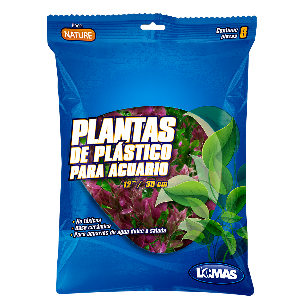Foto 2 pulgar | Plantas de Plástico para Acuario Lomas  6 Piezas