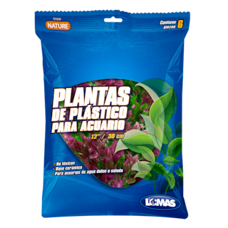 Foto 1 | Plantas de Plástico para Acuario Lomas 6 Piezas