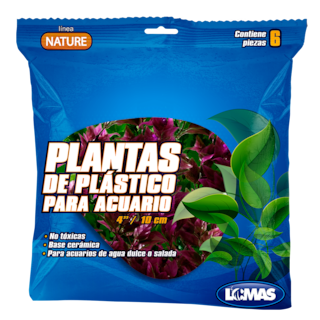 Foto 1 | Plantas de Plástico para Acuario Lomas 6 Piezas