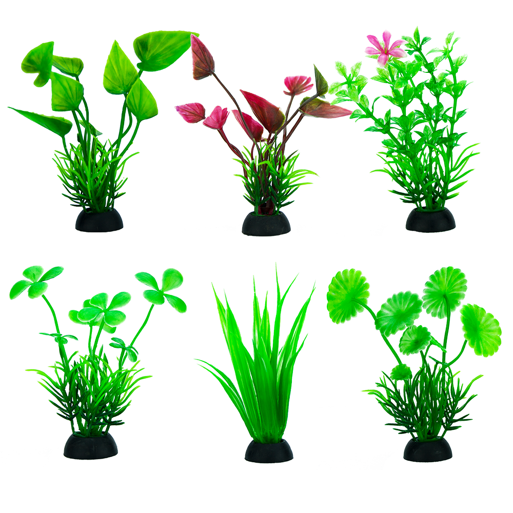 Foto 2 | Plantas de Plástico para Acuario Lomas  6 Piezas