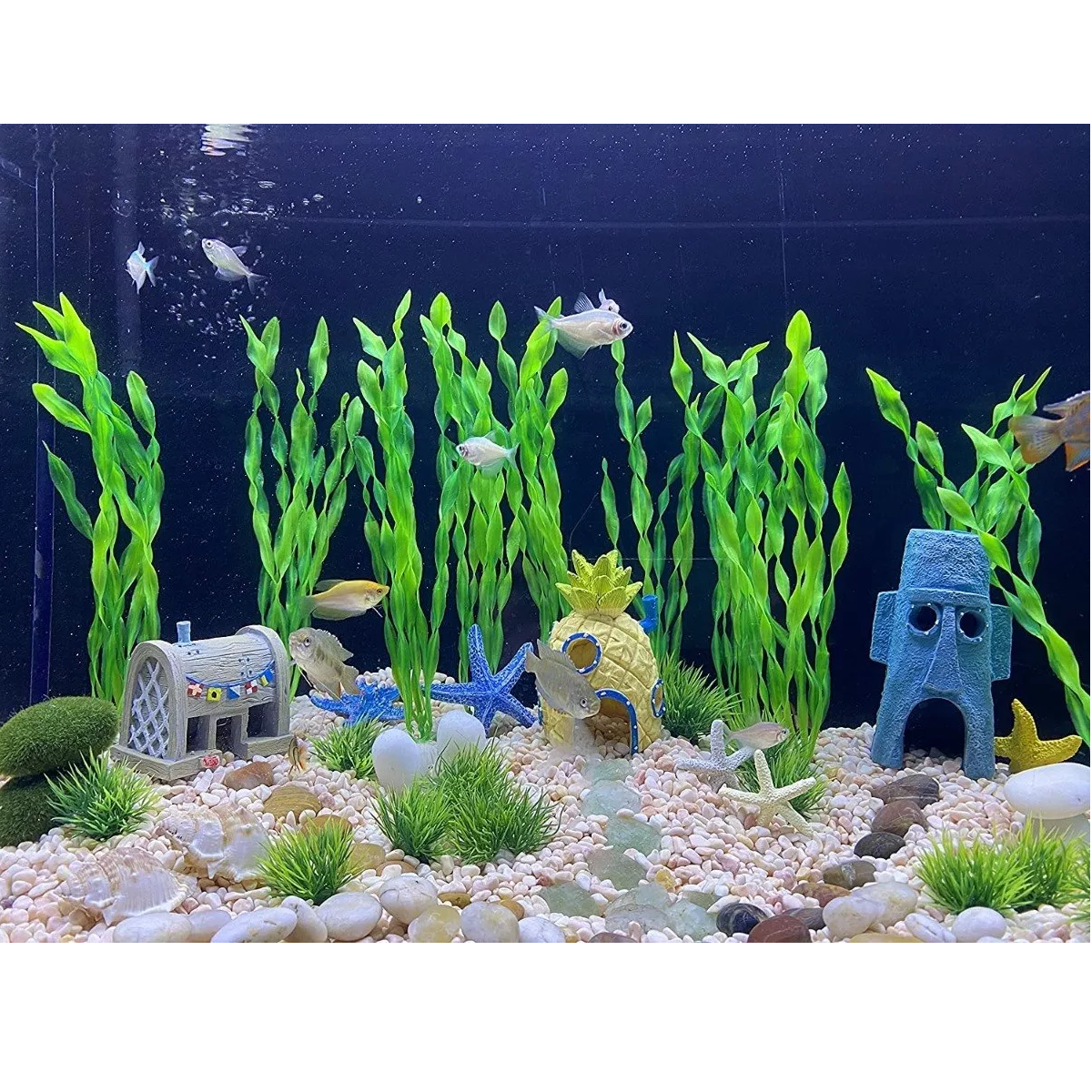 Foto 4 pulgar | Kit Plantas Artificiales Decorativas para Acuario Eo Safe Imports ESI-9799 Multicolor 23 Piezas