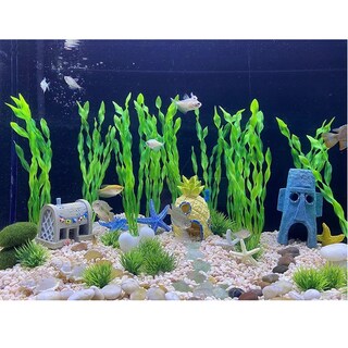 Foto 3 | Kit Plantas Artificiales Decorativas para Acuario Eo Safe Imports ESI-9799 Multicolor 23 Piezas