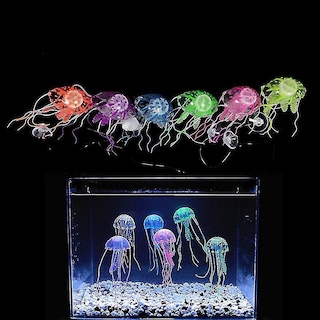 Foto 4 | Medusa Artificial Para Decoración De Acuario Para Pecera - Venta Internacional.