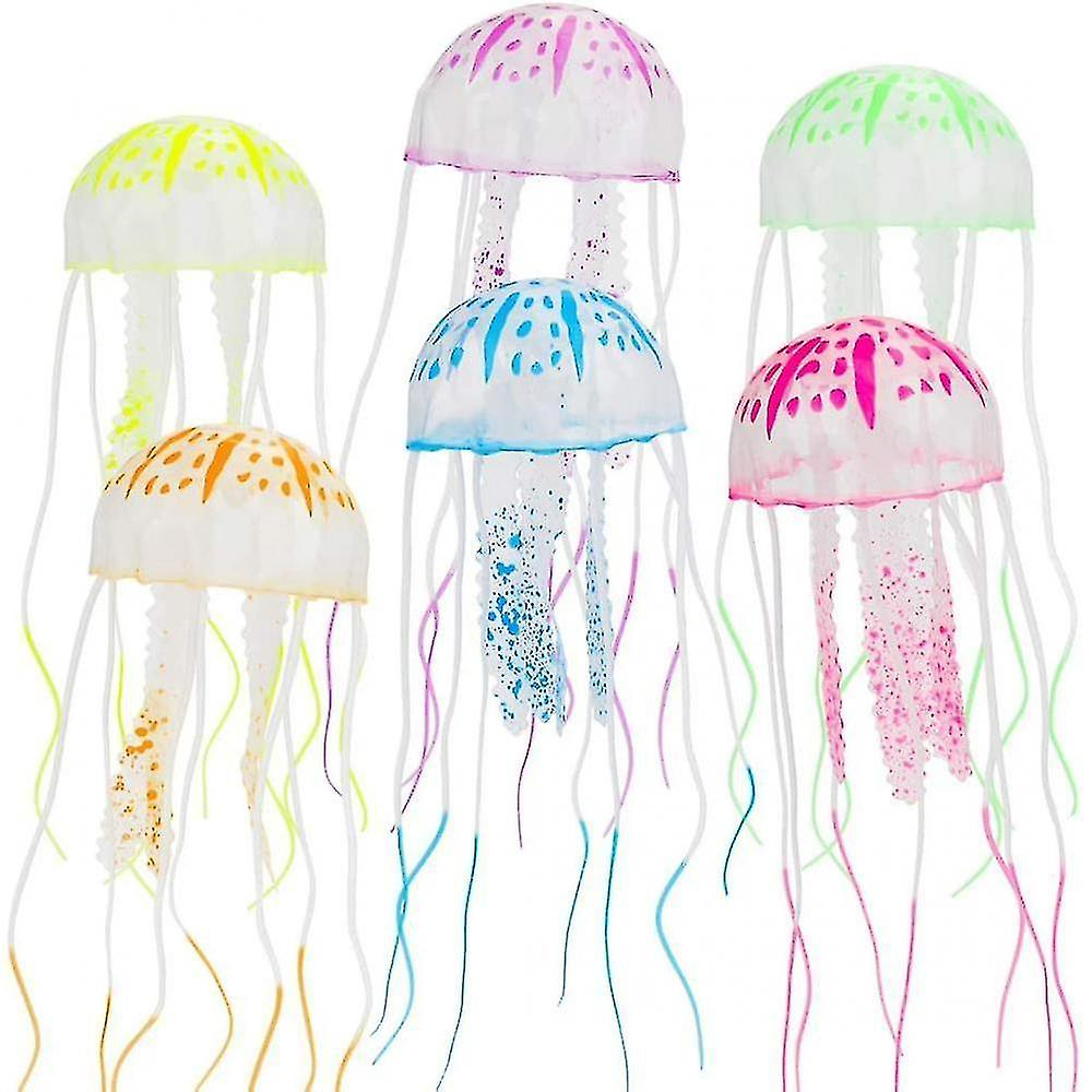Foto 2 pulgar | Medusas Brillantes Huoguo Para Decoración De Acuario, 12 Unidades, Para Pecera - Venta Internacional.