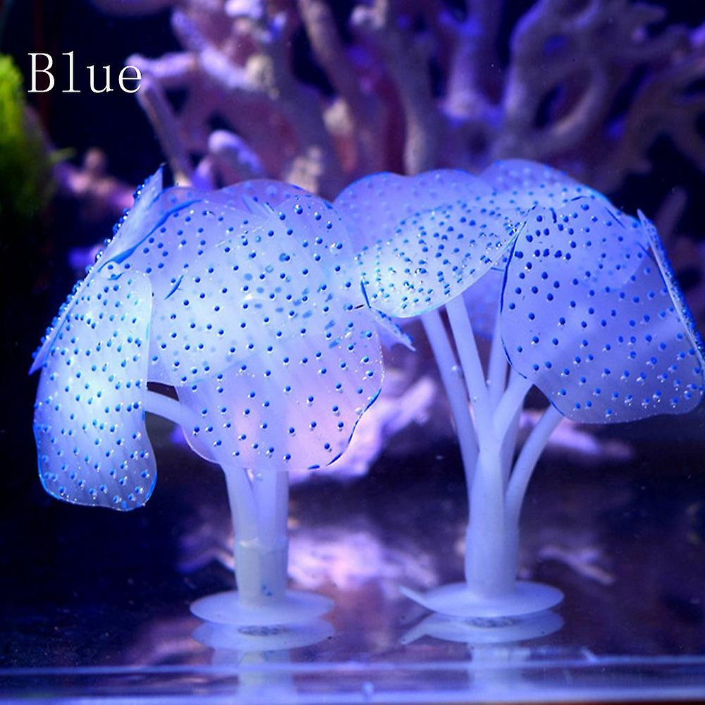 Foto 3 pulgar | Gel De Sílice Suave Fluorescente Para Acuarios Y Peceras, Color Azul Coral - Venta Internacional.