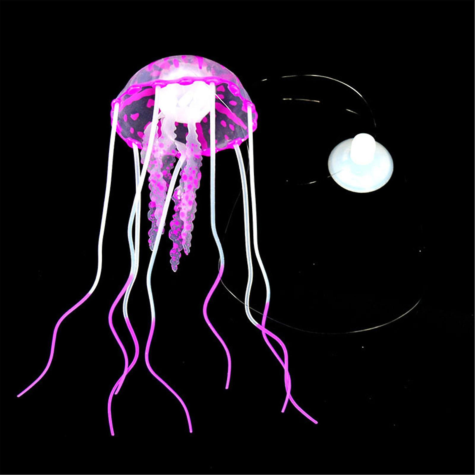 Foto 2 | Adorno De Medusa Artificial Para Pecera Huoguo Brillante - Venta Internacional.