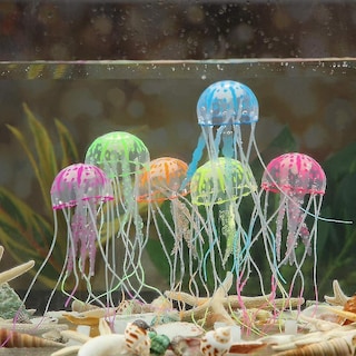 Foto 2 | Medusas Brillantes Huoguo Para Decoración De Acuario, 12 Unidades, Para Pecera - Venta Internacional.