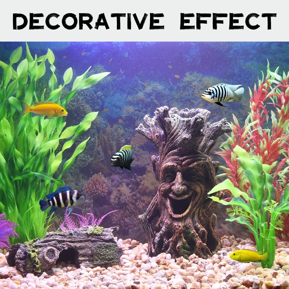 Foto 2 | Accesorios Para Peceras, Tronco De Árbol Hueco, Decoración De Acuario - Venta Internacional.