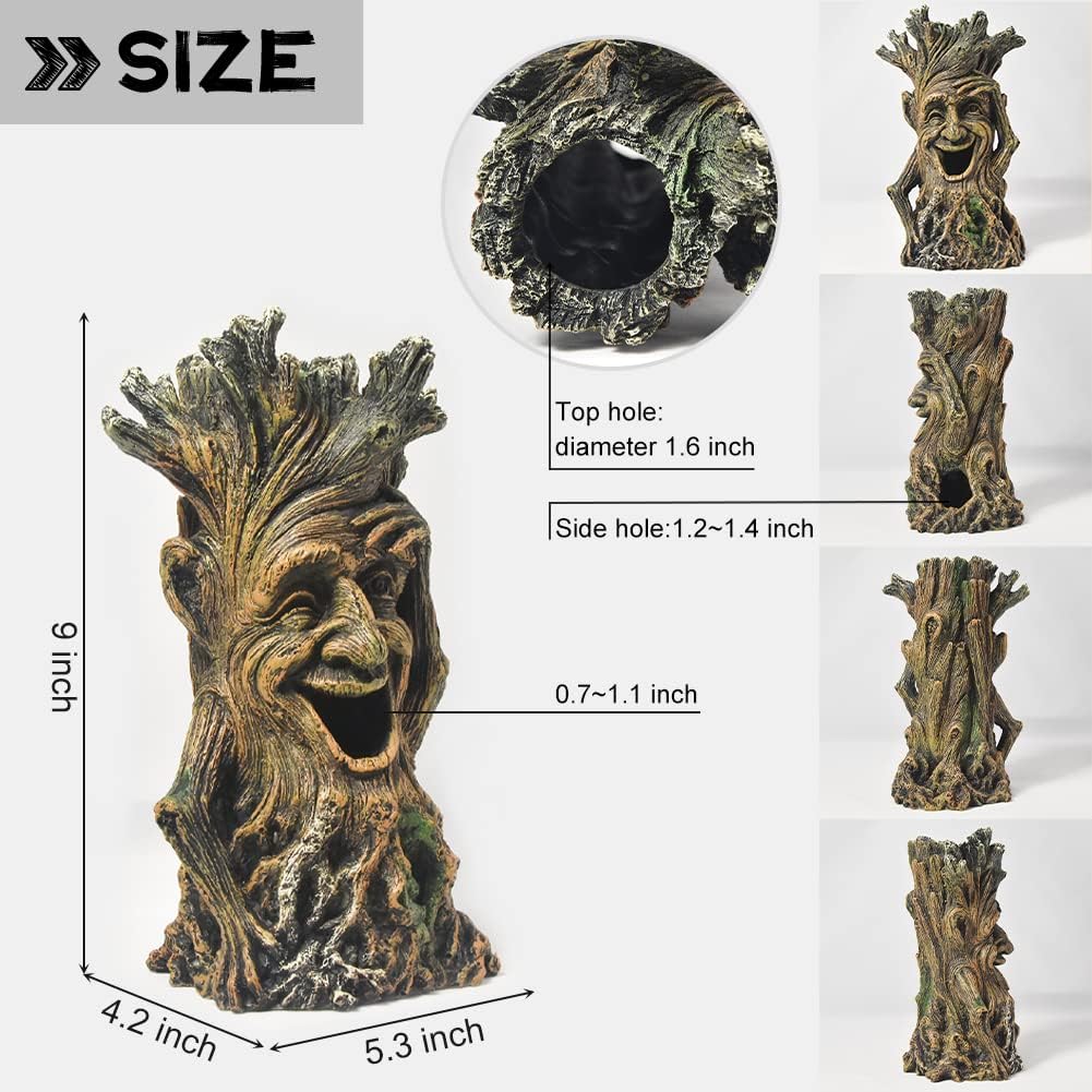Foto 4 pulgar | Accesorios Para Peceras, Tronco De Árbol Hueco, Decoración De Acuario - Venta Internacional.