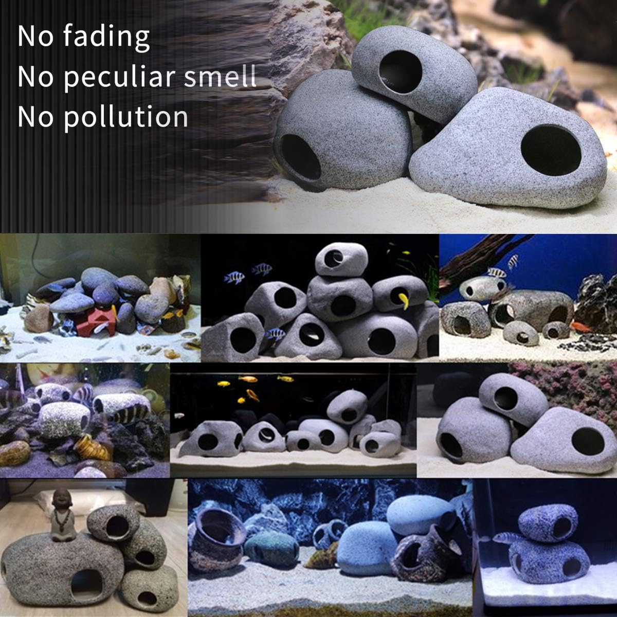 Foto 7 | Decoraciones Para Acuarios, Pecera De Cerámica, Cueva Jieyou - Venta Internacional.