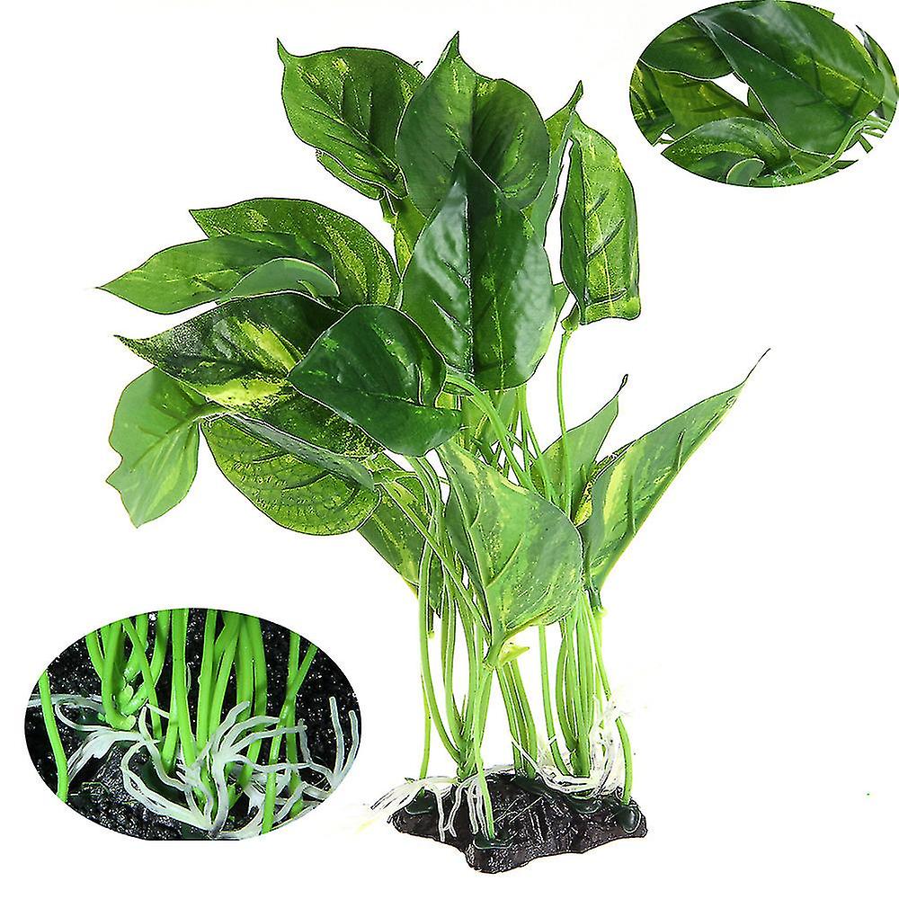 Foto 2 pulgar | Decoración De Acuario, Plantas Acuáticas De Plástico, Pecera Verde - Venta Internacional.