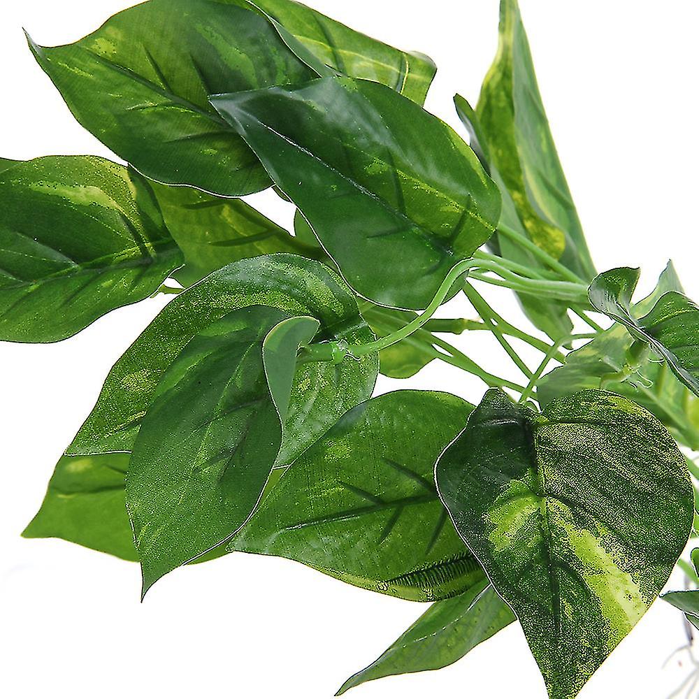 Foto 2 | Decoración De Acuario, Plantas Acuáticas De Plástico, Pecera Verde - Venta Internacional.