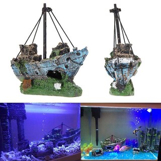 Foto 2 | Cueva Escondida Para Decoración De Acuarios, Barco, Rocalla - Venta Internacional.