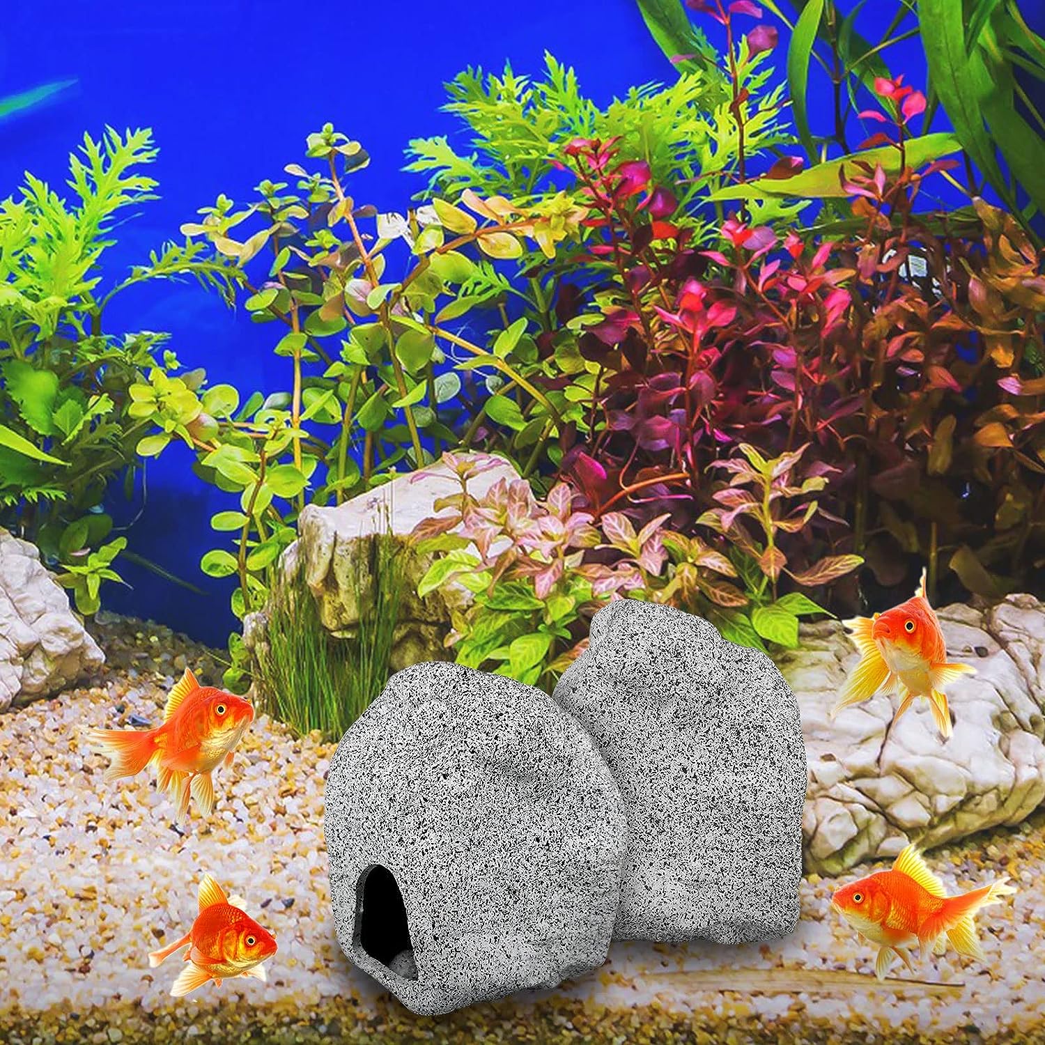 Foto 6 pulgar | Decoración De Cueva De Acuario Jieyou Para Pecera Y Túnel Rocoso - Venta Internacional.