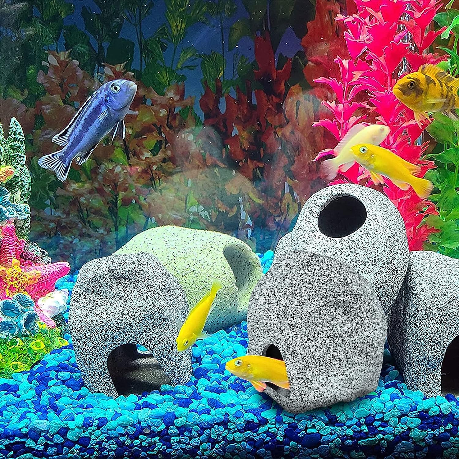 Foto 7 pulgar | Decoración De Cueva De Acuario Jieyou Para Pecera Y Túnel Rocoso - Venta Internacional.
