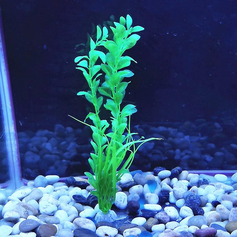 Foto 6 pulgar | Plantas Artificiales Para Pecera De Acuario, 3 Piezas, De Plástico Verde - Venta Internacional.