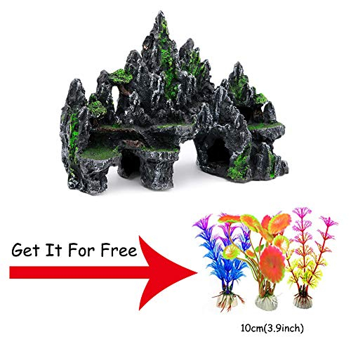 Foto 4 pulgar | Decoraciones Para Peceras, Casa En El Árbol Con Vista A La Montaña Pakykai - Venta Internacional.