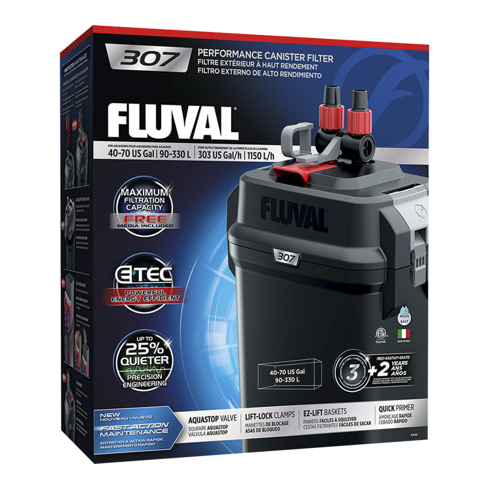Foto 4 pulgar | Filtro Fluval 307 Hagen HA446 color Gris