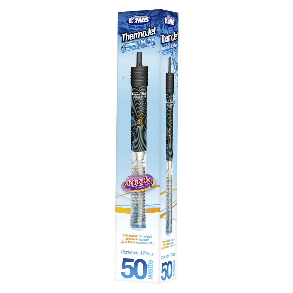 Foto 3 pulgar | Calentador Sumergible ThermoJet Lomas FL7752 Transparente con Termostato de 50 Watts