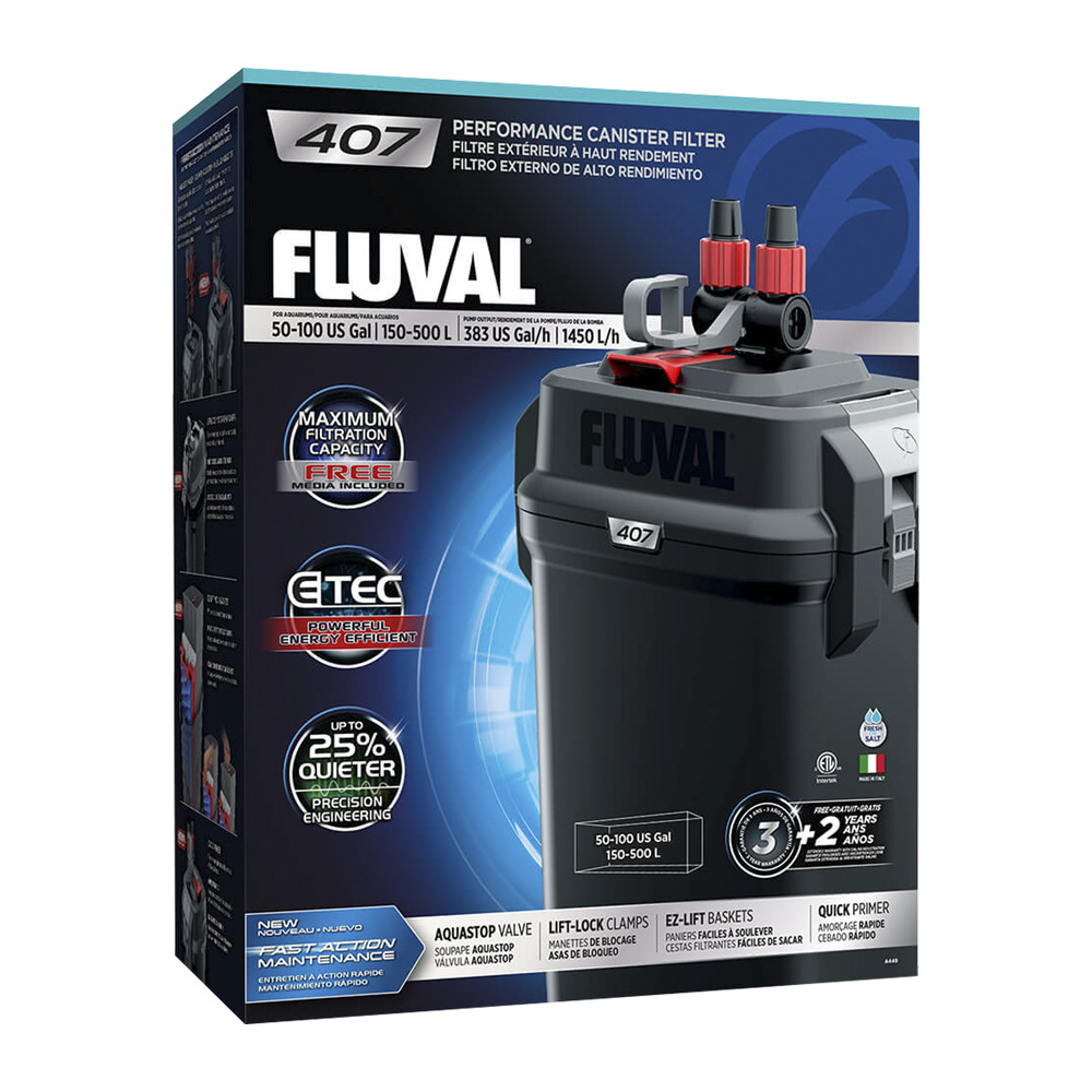Foto 4 pulgar | Filtro Fluval 407 Hagen HA449 color Negro