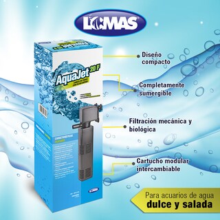 Foto 3 | Cabeza de Poder con Filtro Rápido Aquajet 20 Lomas FL7775 color Gris para Peceras