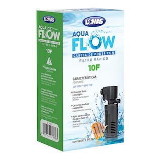 Foto 3 | Cabeza de Poder con Filtro Rápido Aqua Flow 10 F Lomas FL7971 Negro para Peceras