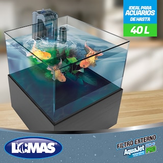 Foto 6 | Filtro Externo AquaJet Slim 40 Pro Lomas FL8881 color Gris para Pecera o Acuario de Hasta 40 L