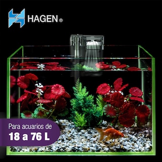Foto 3 | Hagen Filtro Aquaclear Mini Para Peceras De 20 Galones 76 Litros color Gris
