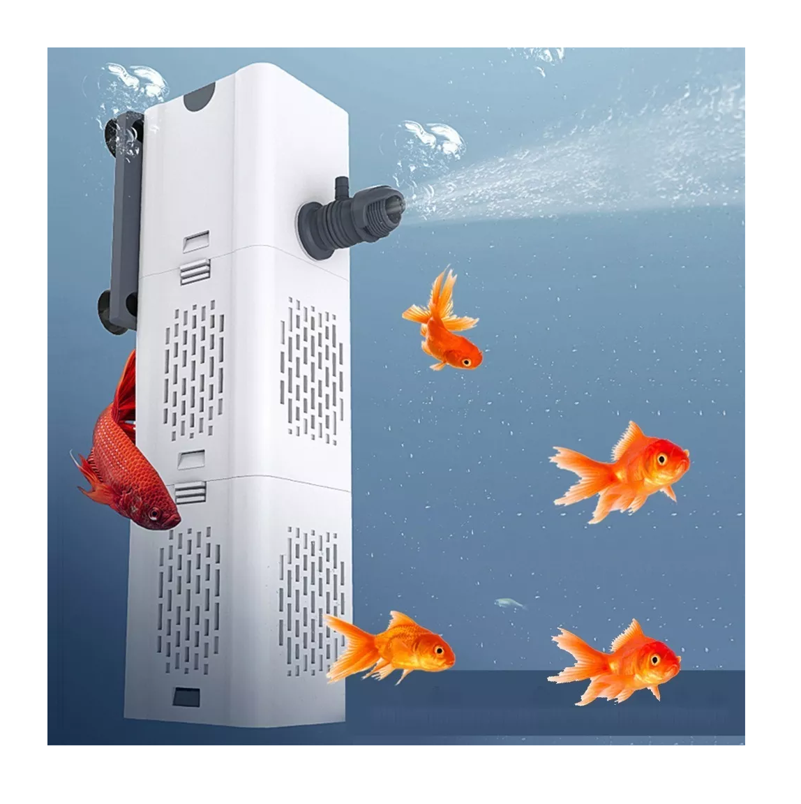 Foto 5 | Filtro Interno para Pecera BELUG Hasta 350 Litros Acuario 1000l/h Blanco