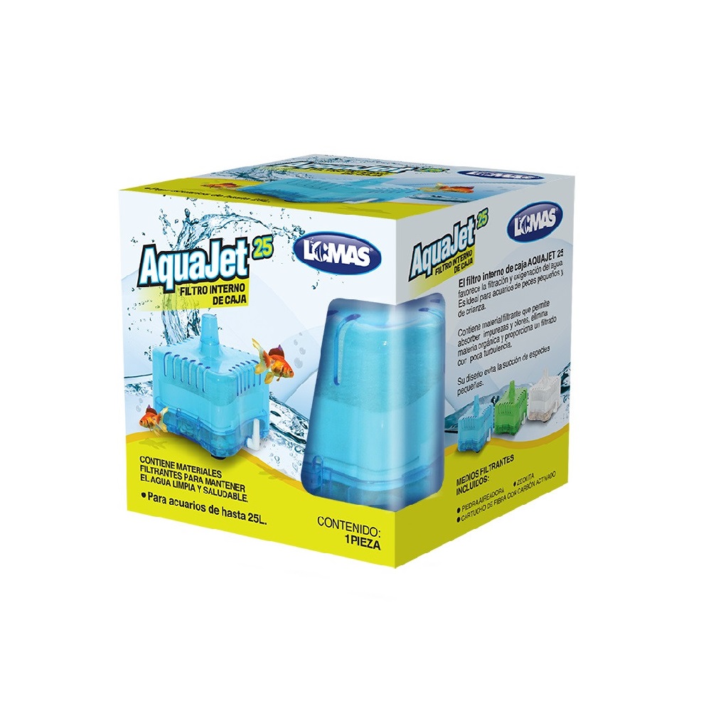 Foto 2 pulgar | Filtro Interno Lomas Caja Azul 25l con Material Filtrante