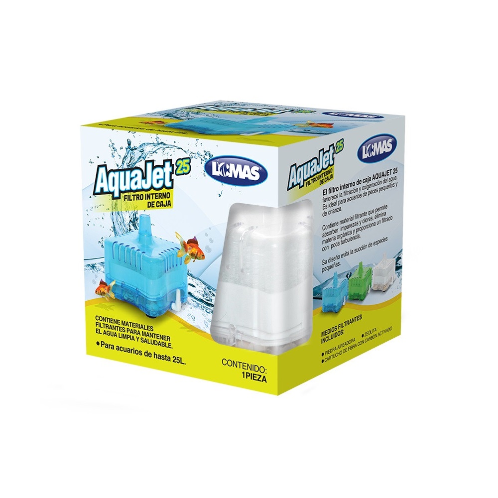 Foto 2 pulgar | Filtro Interno para Acuarios Lomas Caja Transparente 25l