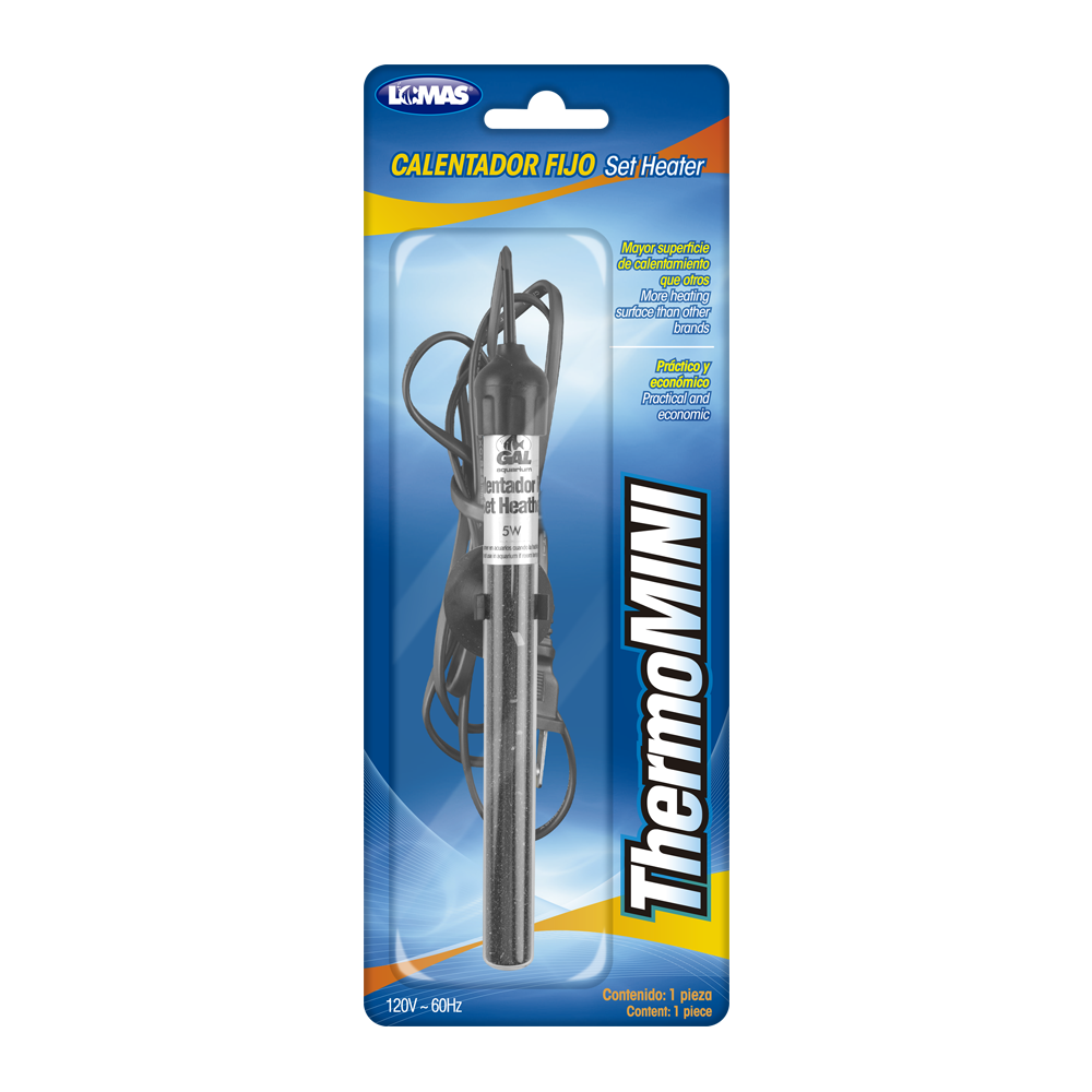 Foto 2 pulgar | Calentador Fijo para Acuarios Y/o Peceras Lomas Thermo-mini ce 5 Watts