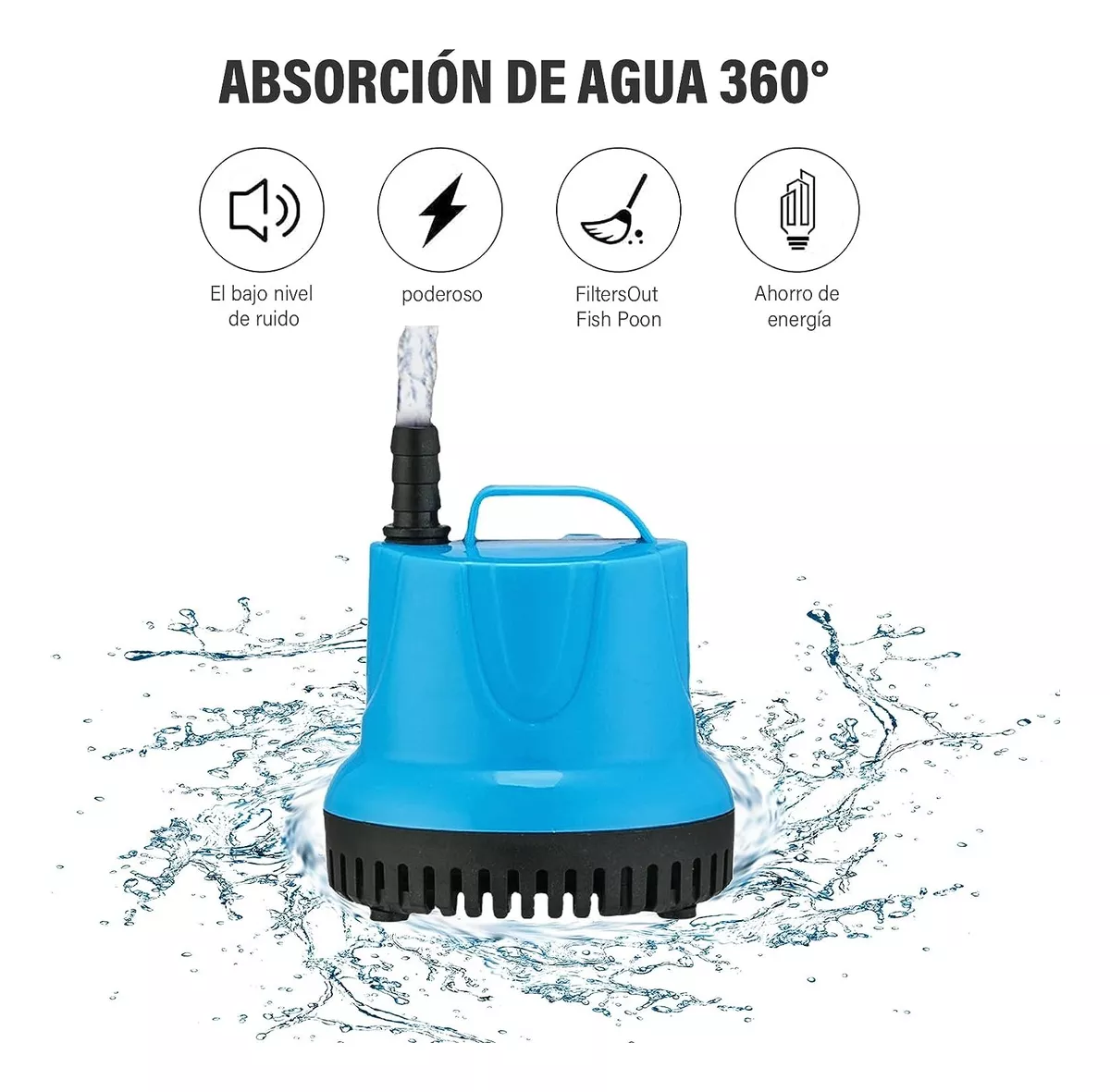 Foto 2 | Bomba de Agua Sumergible para Fuente Eo Safe Imports Esi-9116 Azul