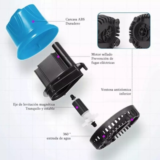 Foto 3 | Bomba de Agua Sumergible para Fuente Eo Safe Imports Esi-9116 Azul