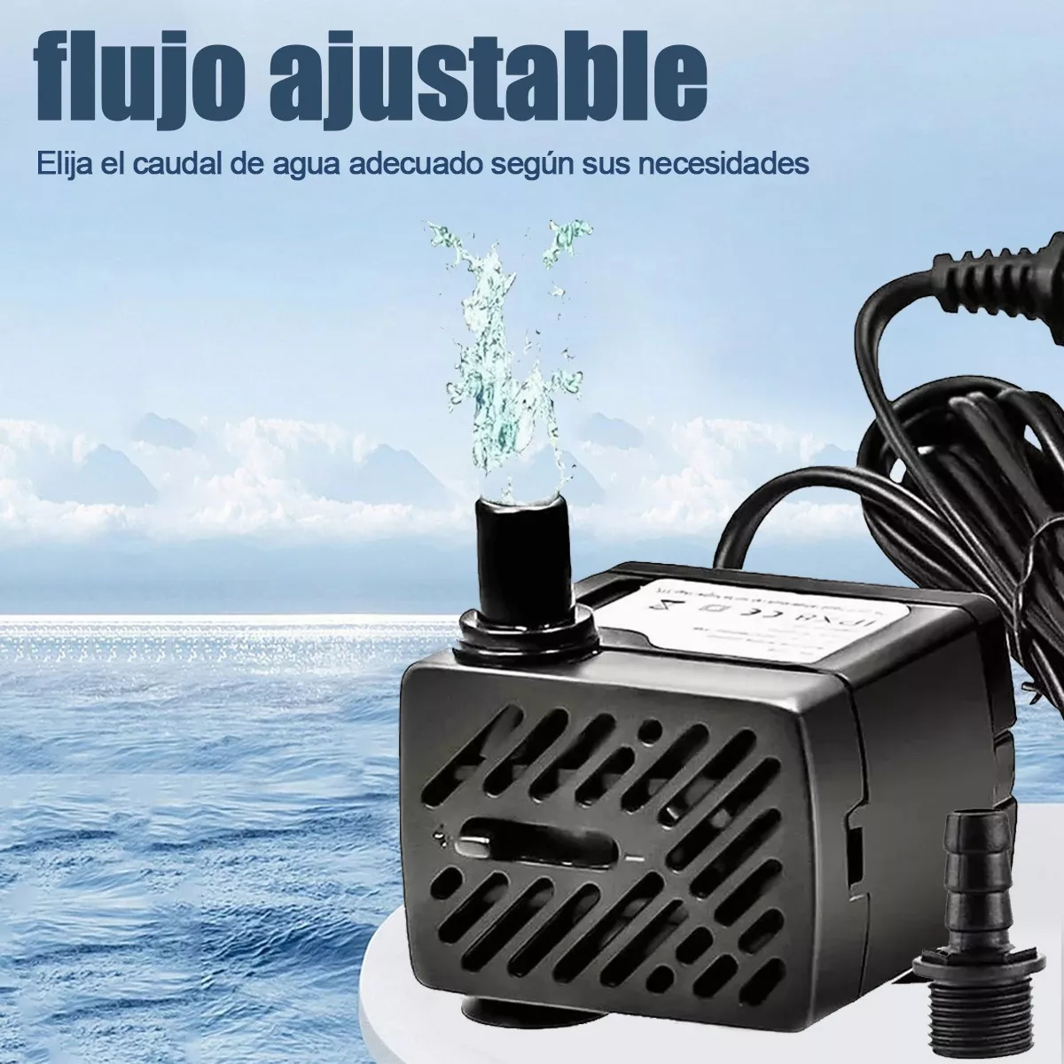 Foto 4 pulgar | Bomba de Agua Mini para Pecera Eo Safe Imports Esi-9119 Negro