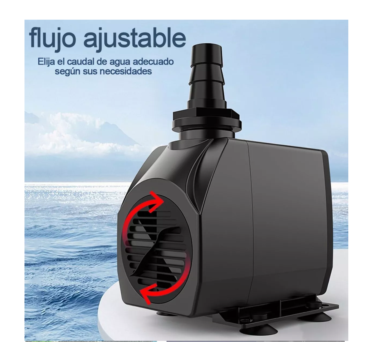 Foto 4 pulgar | Bomba de Agua Mini Sumergible  1.25m Negra