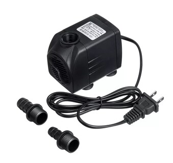 Foto 1 | Bomba De Agua Mini Sumergible Acuario Fuente 2m Negro