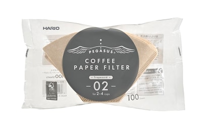 Foto 1 | Filtros De Fondo Plano Hario Pegasus, Tamaño 02, Naturales, 100 Unidades - Venta Internacional.