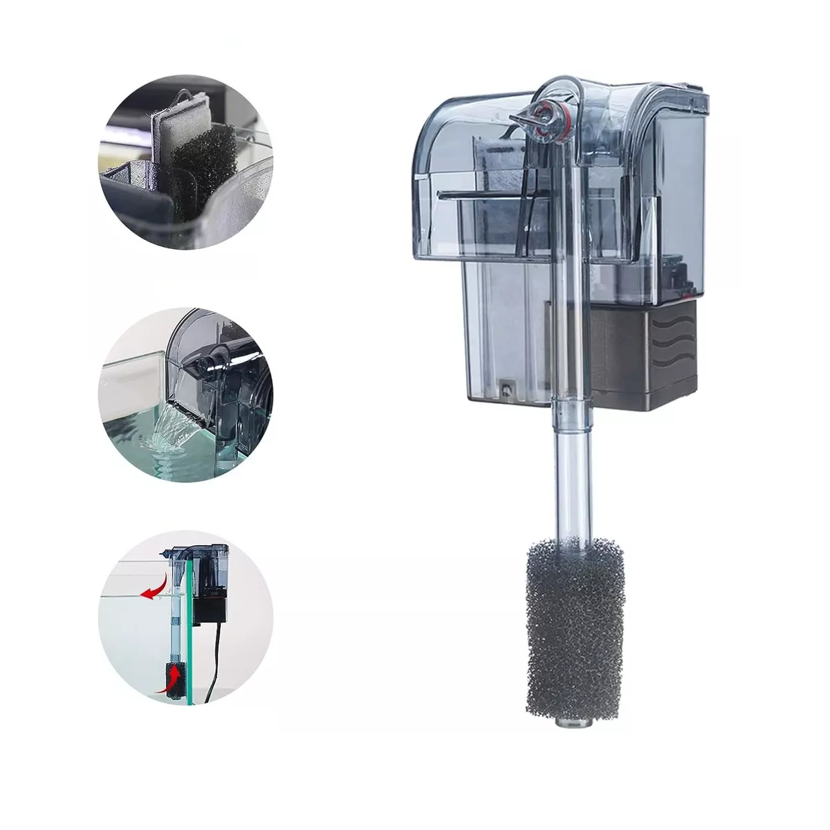 Foto 4 pulgar | Filtro Externo Cascada Acuario Pecera 280l/h Eo Safe Imports Esi-15306 Azul