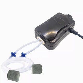 Foto 4 | Bomba De Aire Peces Pecera Acuario 2 Salidas 180l/h Eo Safe Imports Esi-15315 Negro