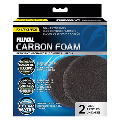 Foto 2 pulgar | Medio Filtrante Para Acuarios Fluval Fx, Espuma De Carbono, Paquete De 2 Unidades, A249 - Venta Internacional.