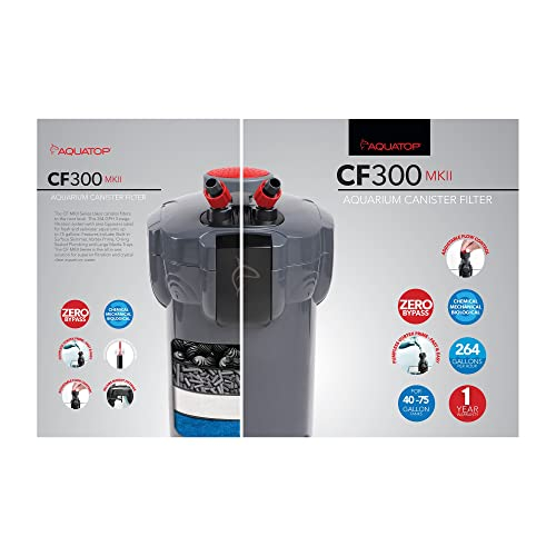 Foto 5 | Filtro De Cartucho Aquatop Cf-300mkii 1000l/h Para Tanque De 280l - Venta Internacional.
