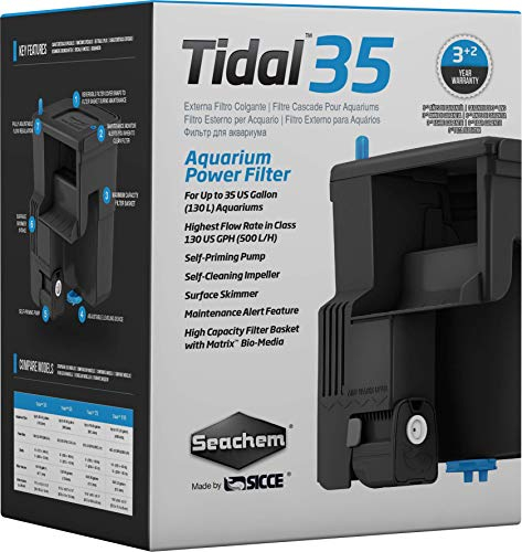Foto 2 pulgar | Seachem Tidal Power Aquarium Filter - Filtro De Tanque De Peces Grande De 35 Galones - Venta Internacional.
