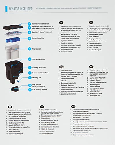 Foto 7 pulgar | Seachem Tidal Power Aquarium Filter - Filtro De Tanque De Peces Grande De 35 Galones - Venta Internacional.